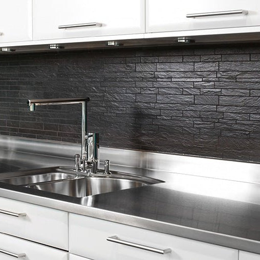 Mosaik i kök till stänkskydd och mer - Stenbolaget