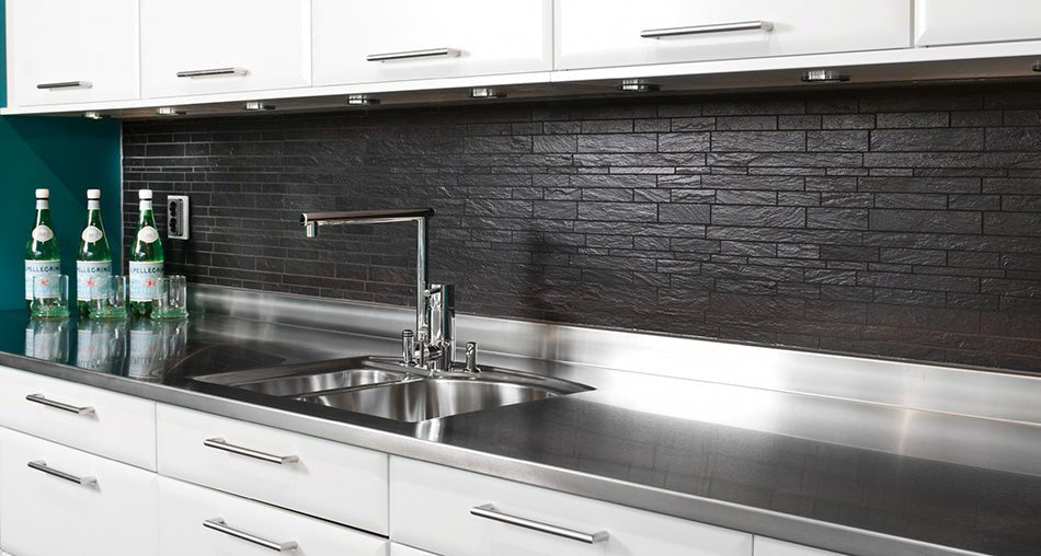 Mosaik i kök till stänkskydd och mer - Stenbolaget