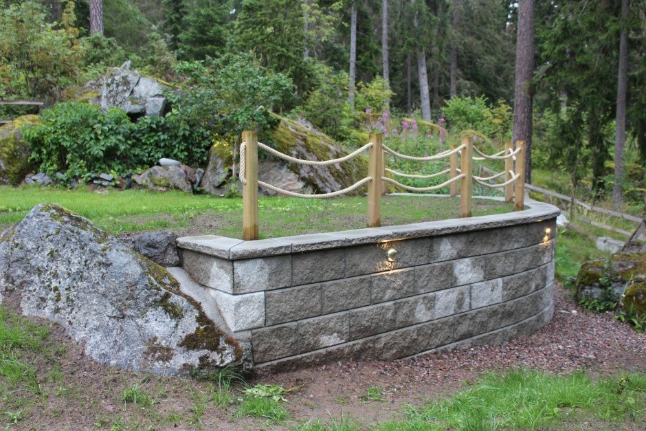 Stödmur till avsats - Stenbolaget