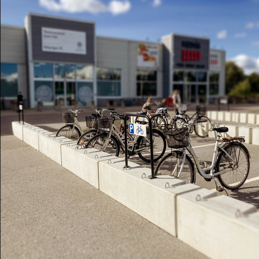 Cykelställ S:t Eriks 7st Cyklar 400x1800x450 - Stenbolaget