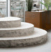 Entrétrappa Bergama Granit Grå Rund 1700x850x150 - Stenbolaget