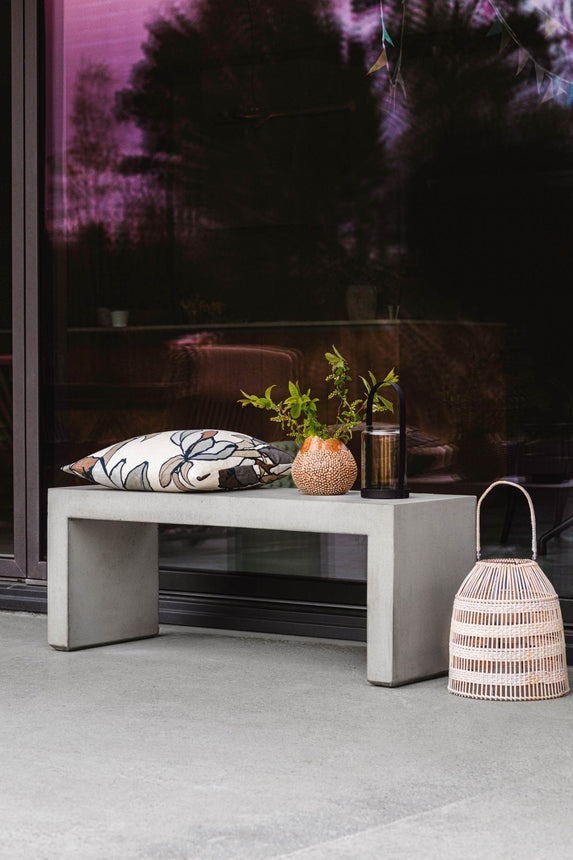 Fjord Bänk Grå 380x1180x450 - Stenbolaget