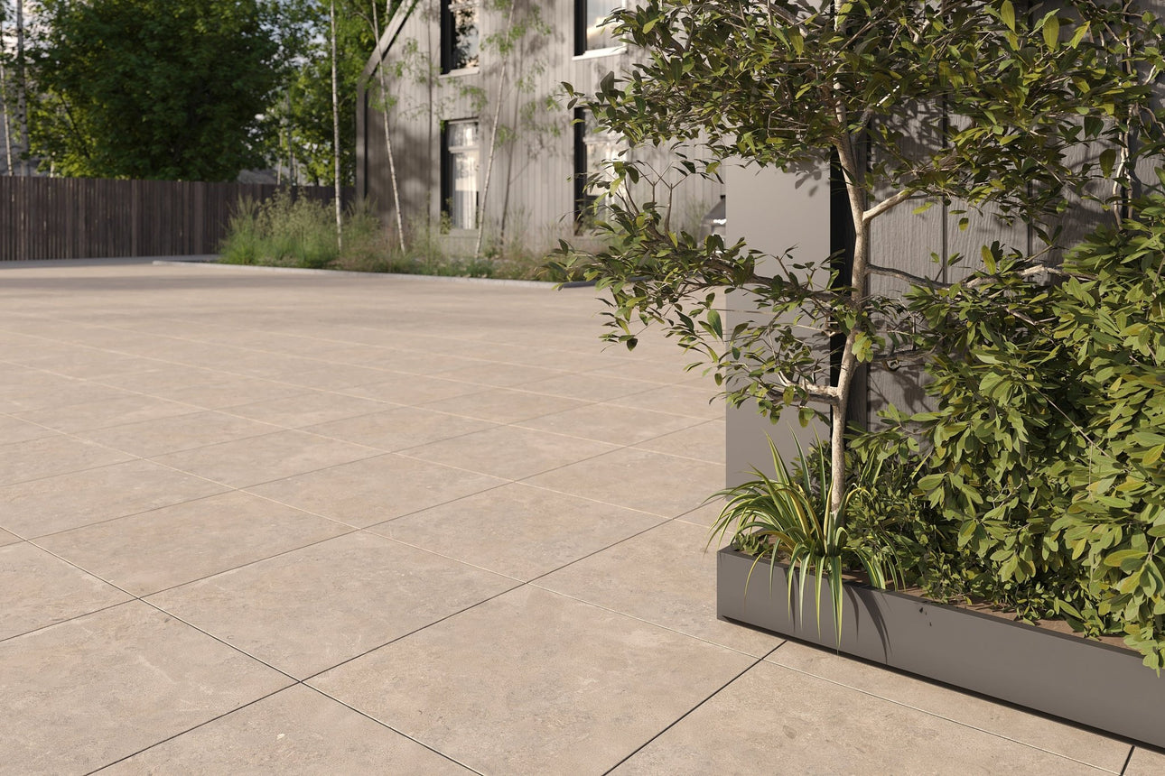 Granitkeramik Fårö Beige 595x595x20 - Stenbolaget Plattor - Granitkeramik