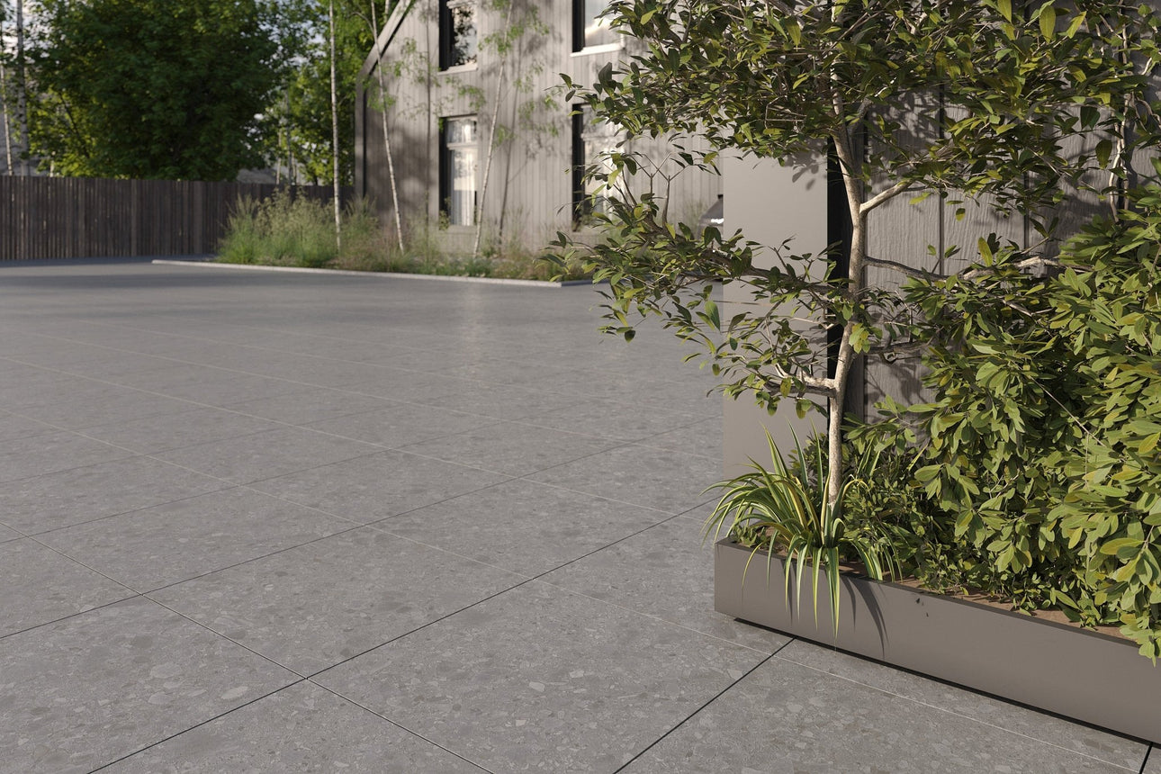 Granitkeramik Terrazzo 597x597x20 - Stenbolaget
