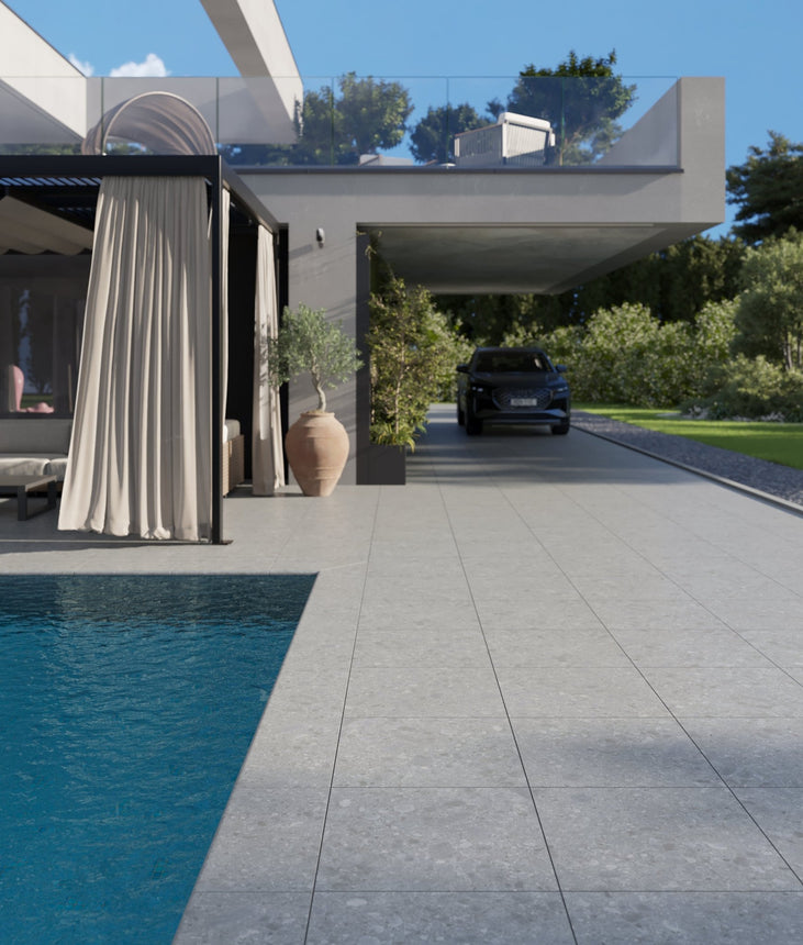 Granitkeramik Terrazzo 597x597x20 - Stenbolaget