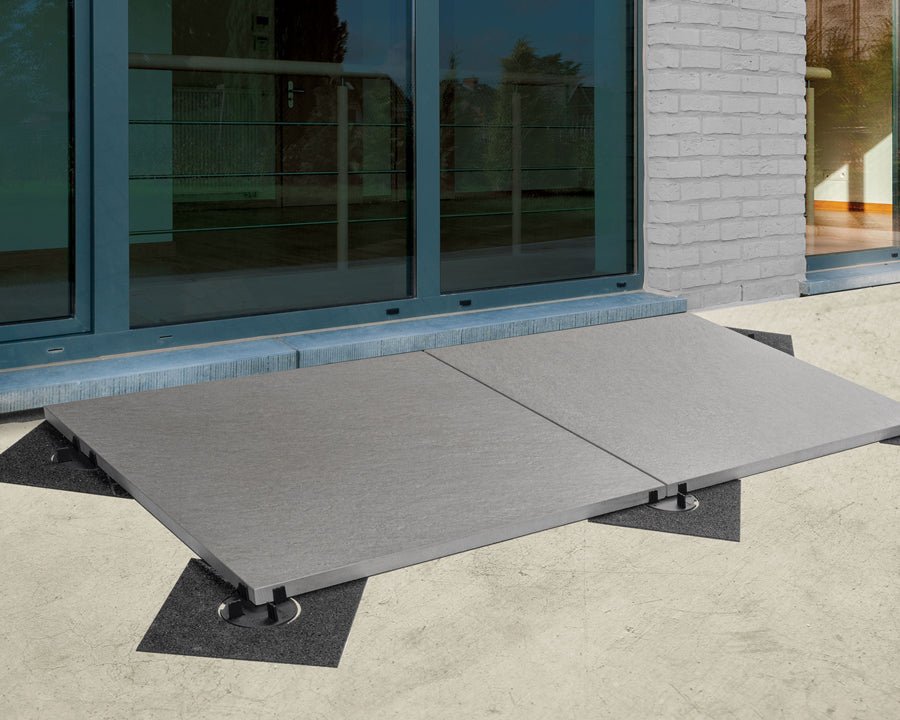 Gummiplatta Buzon U - PAD - GROUND 200x200x3 mm - Stenbolaget