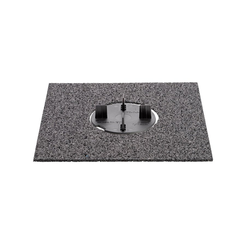 Gummiplatta Buzon U - PAD - GROUND 200x200x3 mm - Stenbolaget
