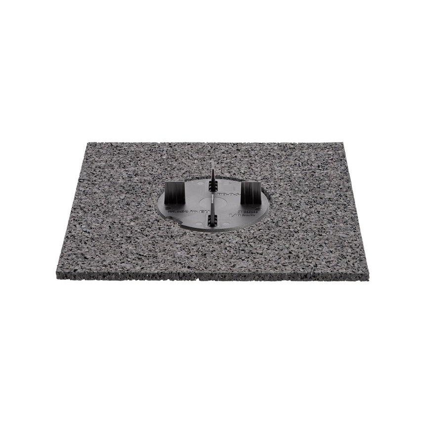 Gummiplatta Buzon U - PAD - GROUND 200x200x6 mm - Stenbolaget