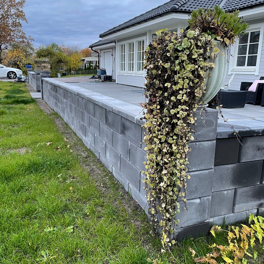 IGLO Pelarblock Antracit 284x284x170 - Stenbolaget