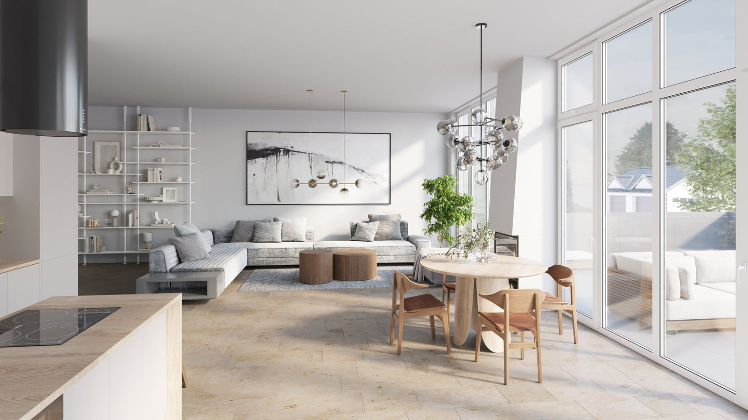Jurakalksten Slipad Beige Materialprov - Stenbolaget