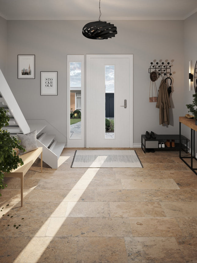 Jurakalksten Slipad Grå/Beige Fallande x305x10 - Stenbolaget
