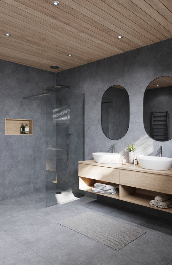 Koncept Betong Klinker Antracit 60x60 - Stenbolaget