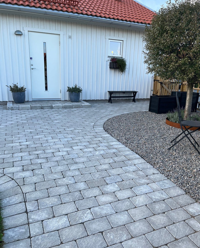 Marksten Visby Struktur Grå 50mm - Stenbolaget