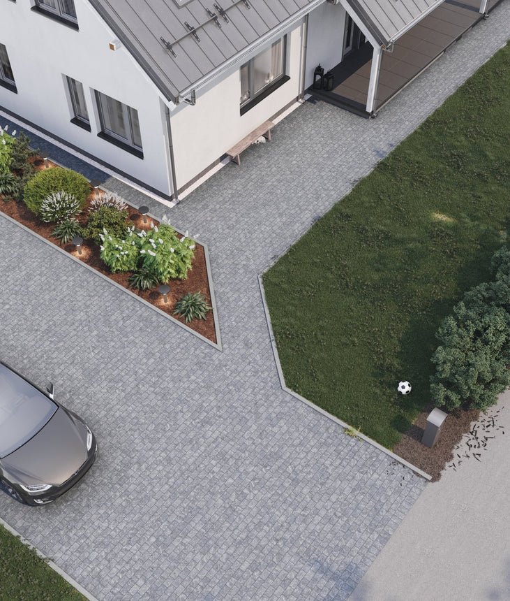 Marksten Visby Struktur Grafit 50mm - Stenbolaget