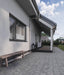 Marksten Visby Struktur Kvadrat Grafit 50mm - Stenbolaget