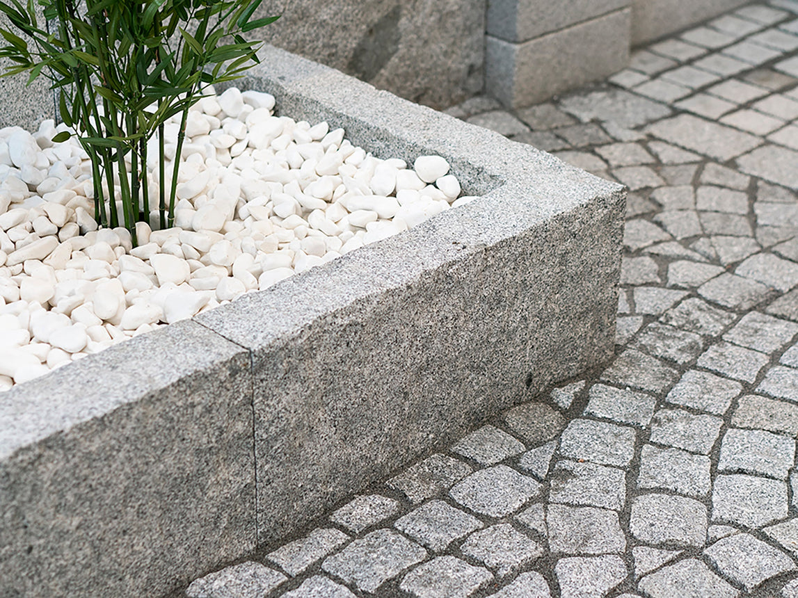 Murblock Bergama Granit Rustik Grå - Stenbolaget