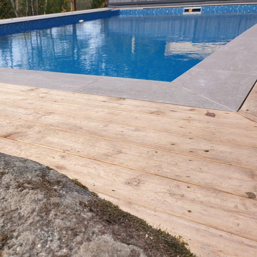 Poolkantsten Ecostone Quartz Ashgrey - Stenbolaget