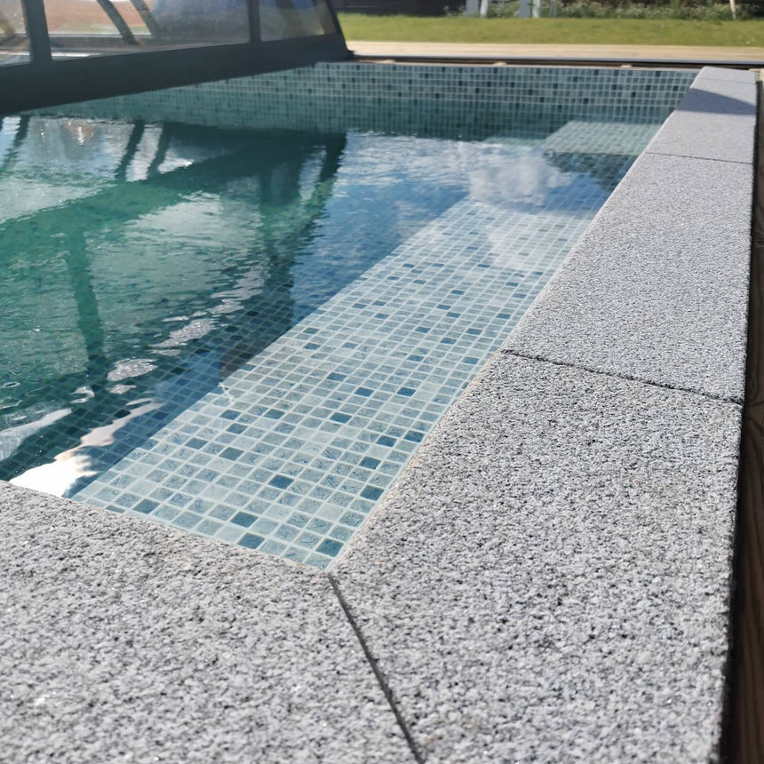 Poolpaket Granit Grå 500 4x8m1 - Stenbolaget