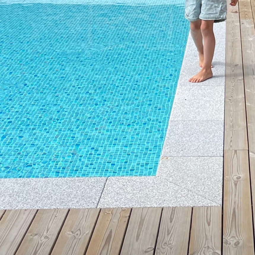 Poolpaket Granit Grå 600 4x8m - Stenbolaget