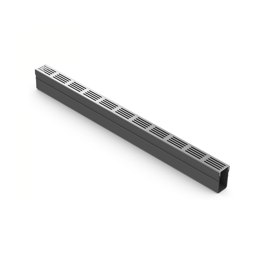 Slimline Avvattningsränna 1000 Alu - galler - Stenbolaget