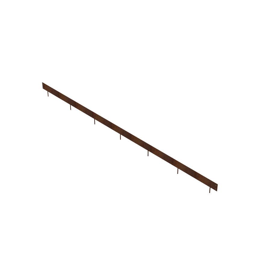 Stålkant Cortenstål Rak 3000x100 - Stenbolaget