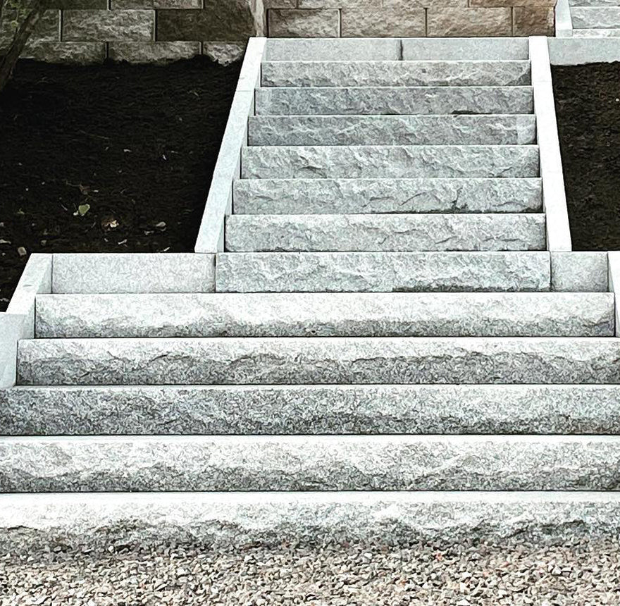 Stentrappa Bergama Granit Villa 14 - Stenbolaget