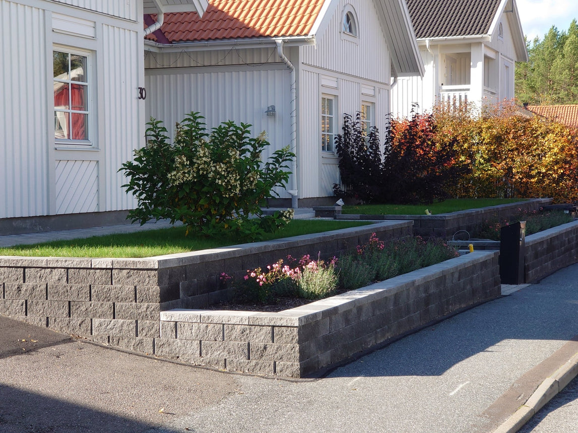 Stödmur Waxholm Grafit - Stenbolaget