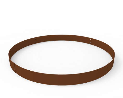 Planteringskant Cortenstål Cirkel 900x120 | Stenbolaget.