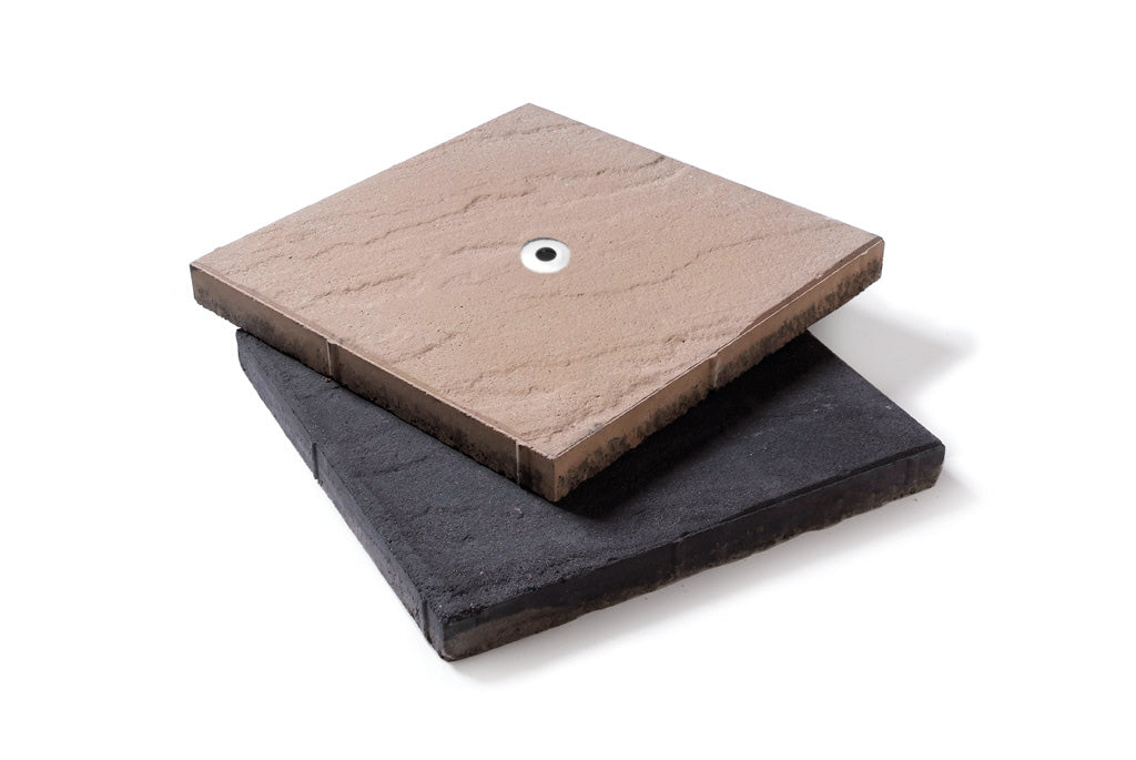 Belysningsplatta Structura Lava 400x400x40 | Stenbolaget.