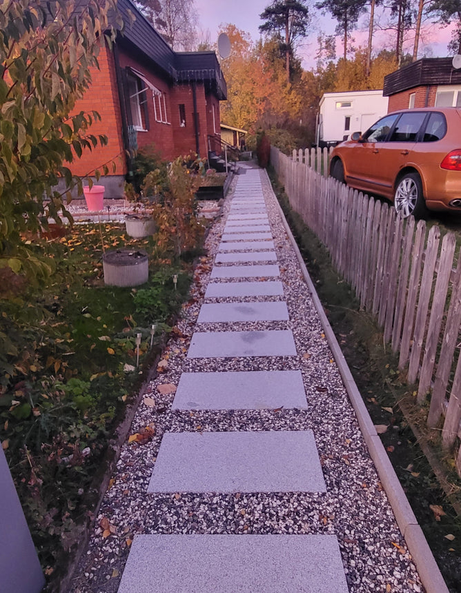 Granitplade Bergama Grå 800x400x30