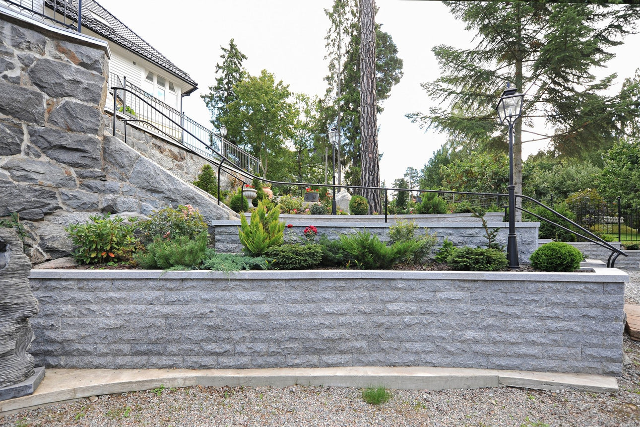 Avtäckning Bergama Granit Modern Grå 500x260x70 - Stenbolaget