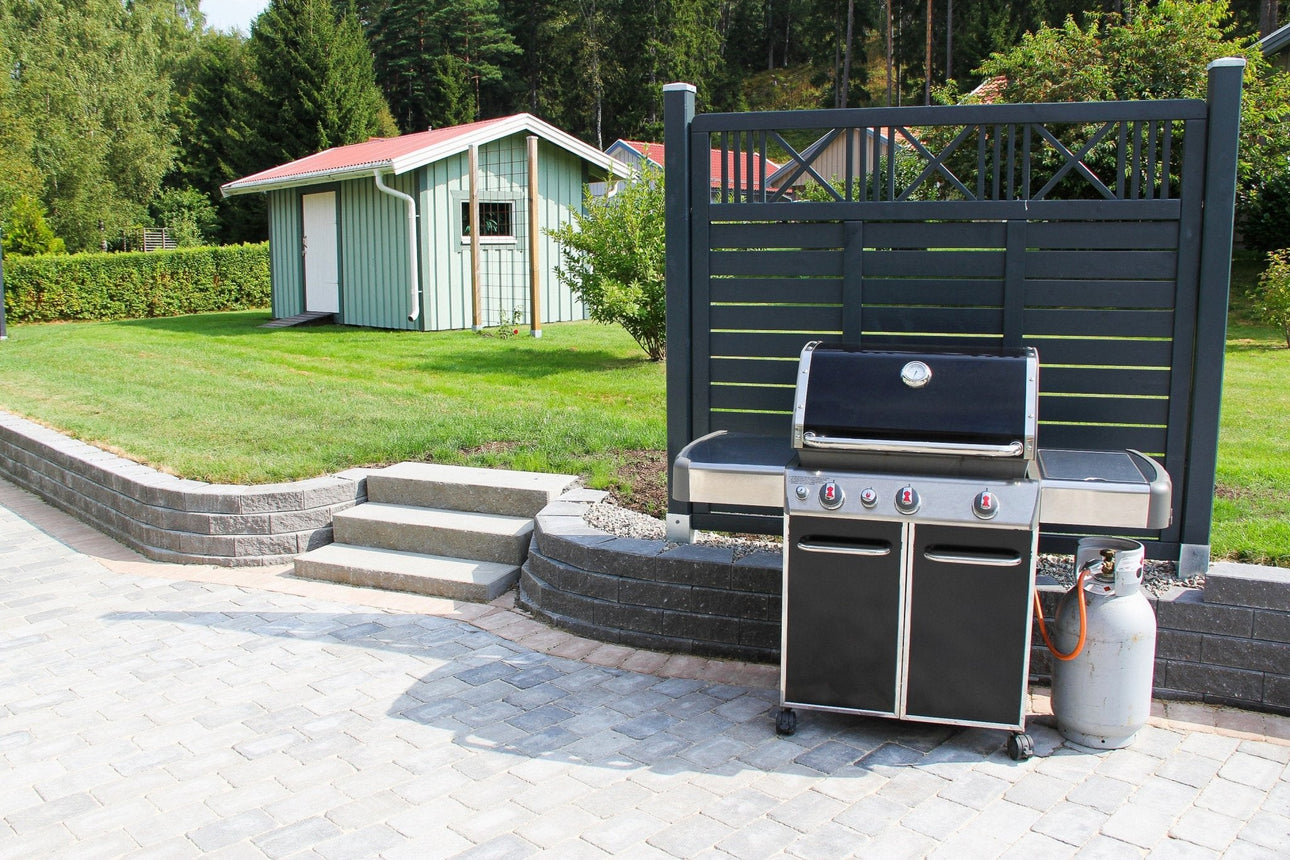 Betongtrappa Dubbelsidig Grå 700x350x140 - Stenbolaget
