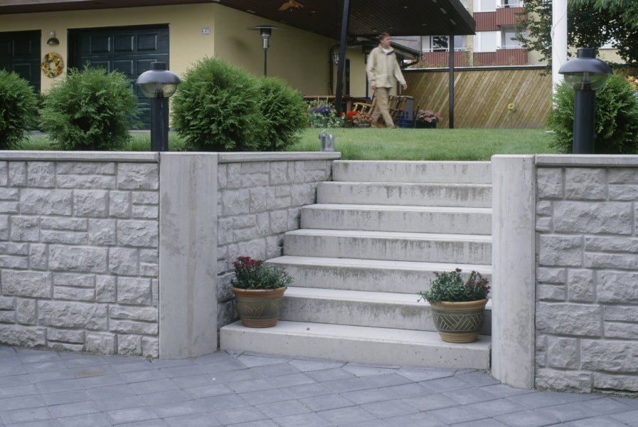 Blocksteg Grå 900x300x150 - Stenbolaget