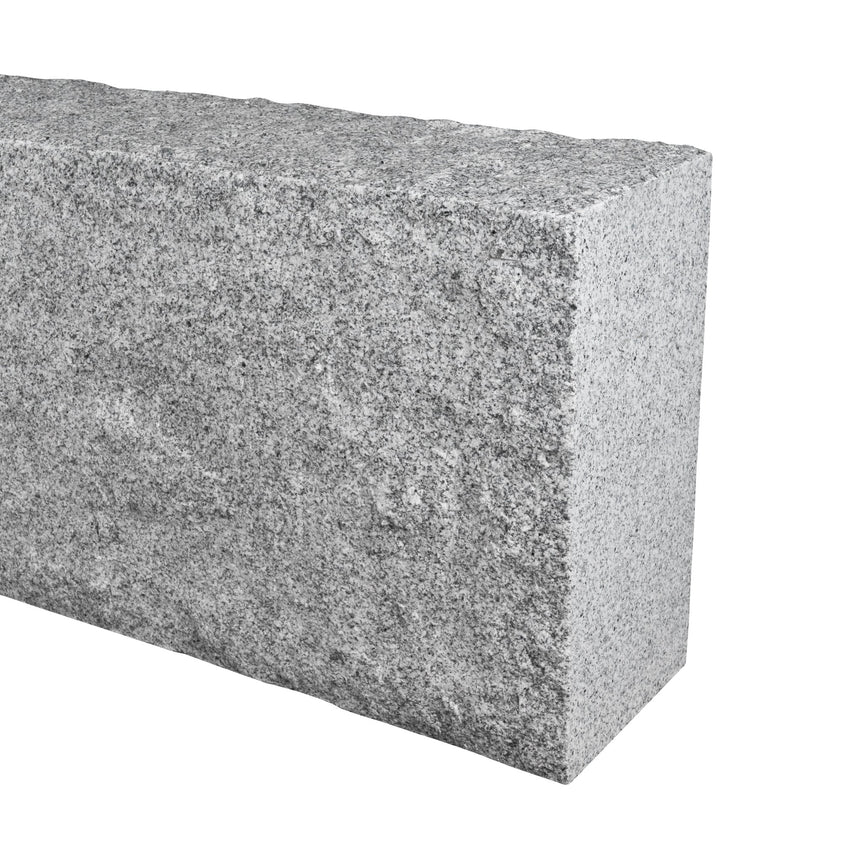 Blockstensmur Bergama Granit Rustik Grå 1000x400 - Stenbolaget
