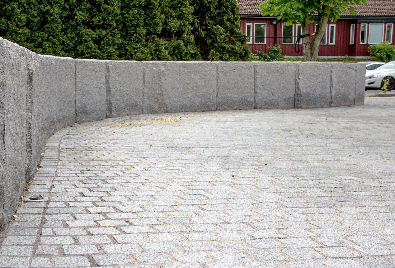 Blockstensmur Bergama Granit Rustik Grå 1000x400 - Stenbolaget
