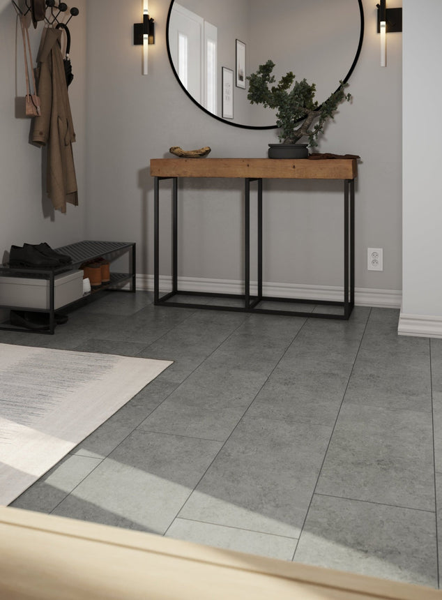 Borghamn Mörkgrå Klinker 30x30 - Stenbolaget