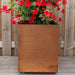 Corten Kruka m Botten 450x450x550 - Stenbolaget