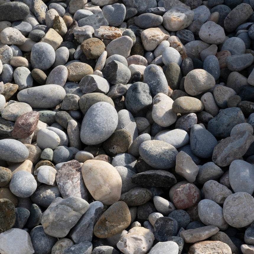 Dekorsten Riverstone Multicolor 20 - 40 1000kg - Stenbolaget