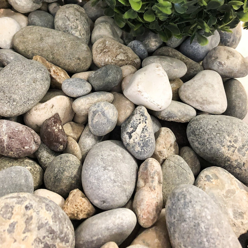 Dekorsten Riverstone Multicolor 20 - 40 1000kg - Stenbolaget