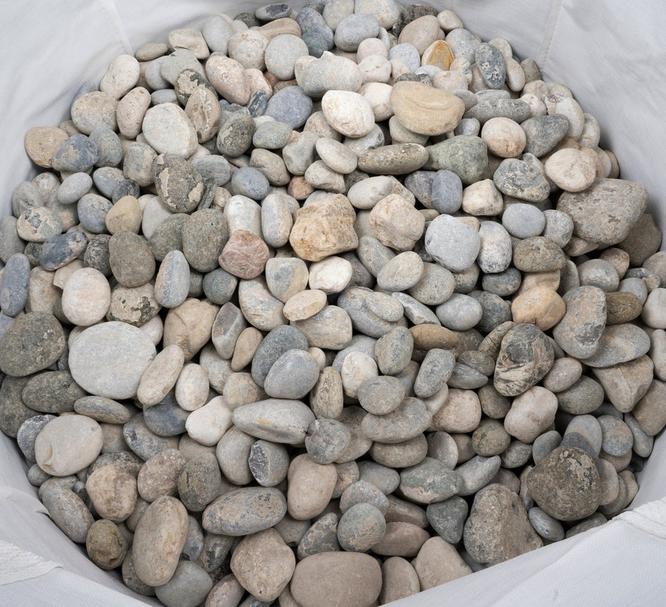 Dekorsten Riverstone Multicolor 60 - 100 1000kg - Stenbolaget