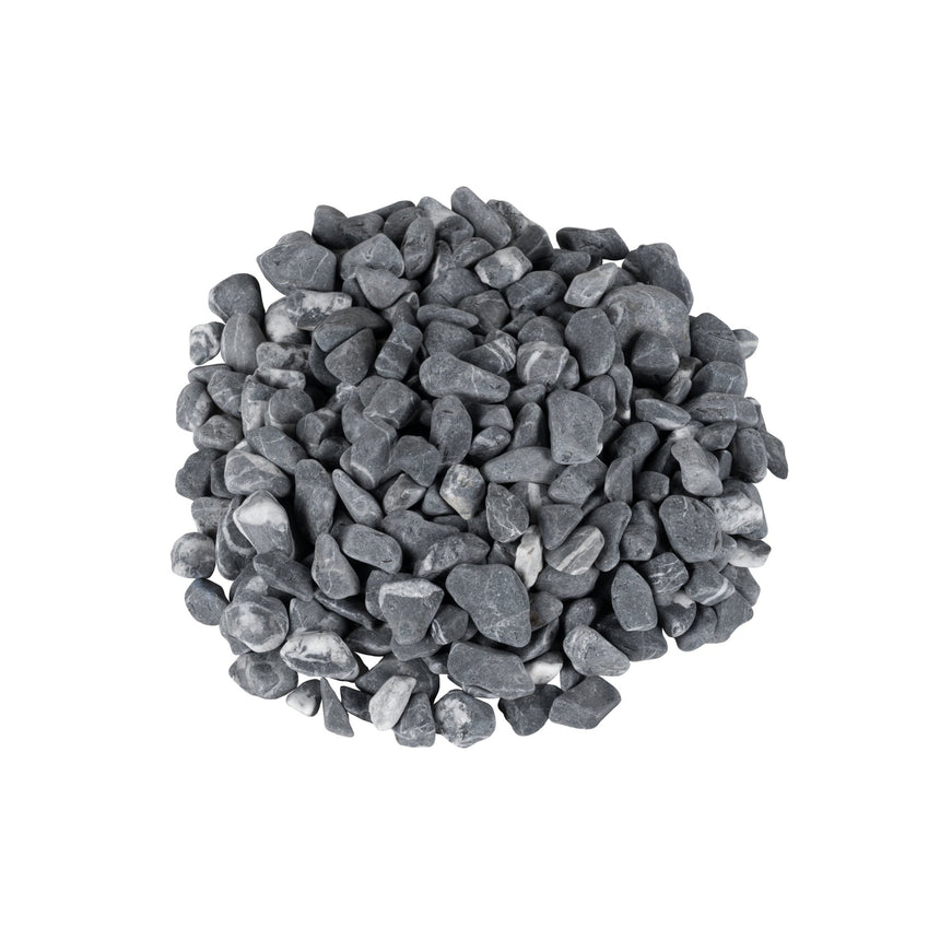 Dekorsten Tumlad Toros Svart/Vit 10 - 20 20kg - Stenbolaget
