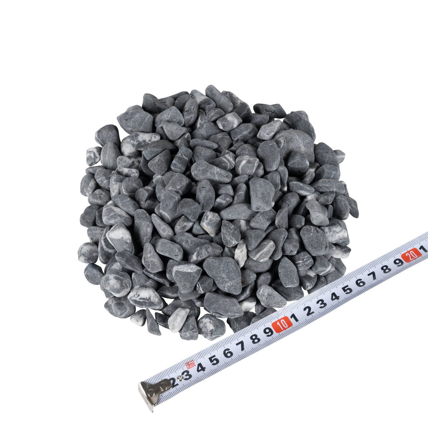 Dekorsten Tumlad Toros Svart/Vit 10 - 20 20kg - Stenbolaget