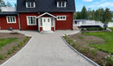 Entrétrappa Bergama Granit Grå Rund 1700x850x150 - Stenbolaget
