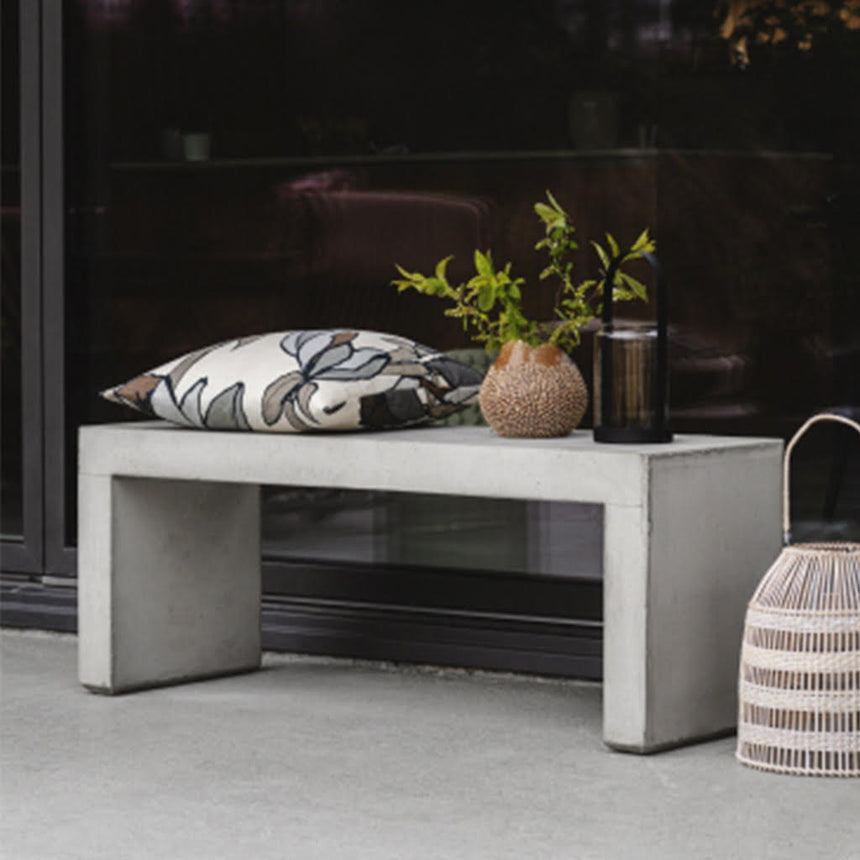 Fjord Bänk Grå 380x1180x450 - Stenbolaget