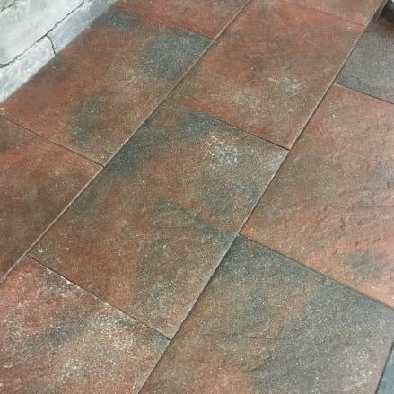 Gerlo New Style Röd/Svart 600x400x45 - Stenbolaget