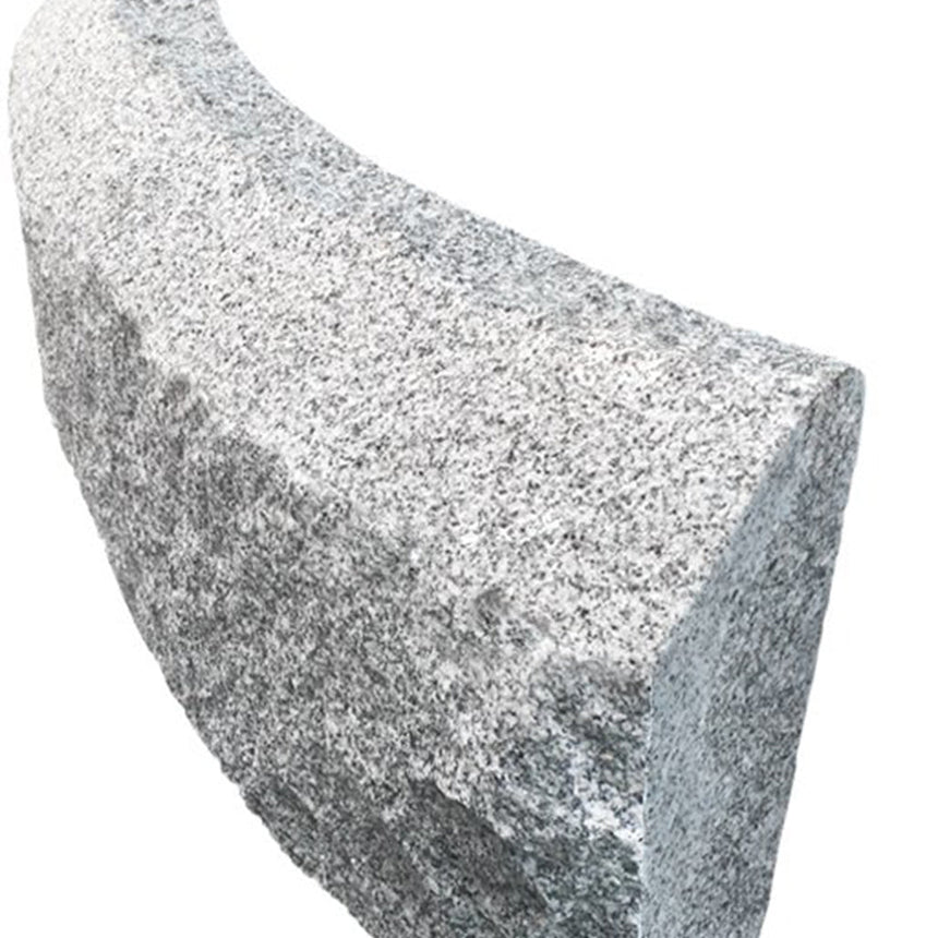 Granitkantsten Bergama RF4 Grå Radie 0,75 500 - 1100 - Stenbolaget