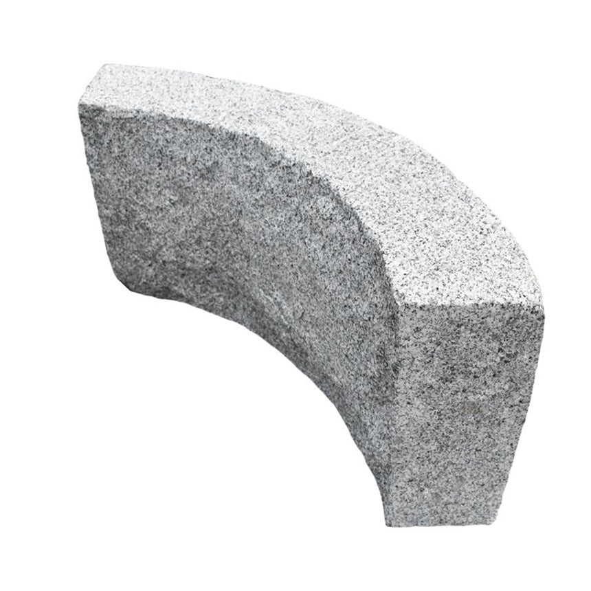 Granitkantsten Bergama RV2 Grå Radie 6,0 500 - 1100 - Stenbolaget