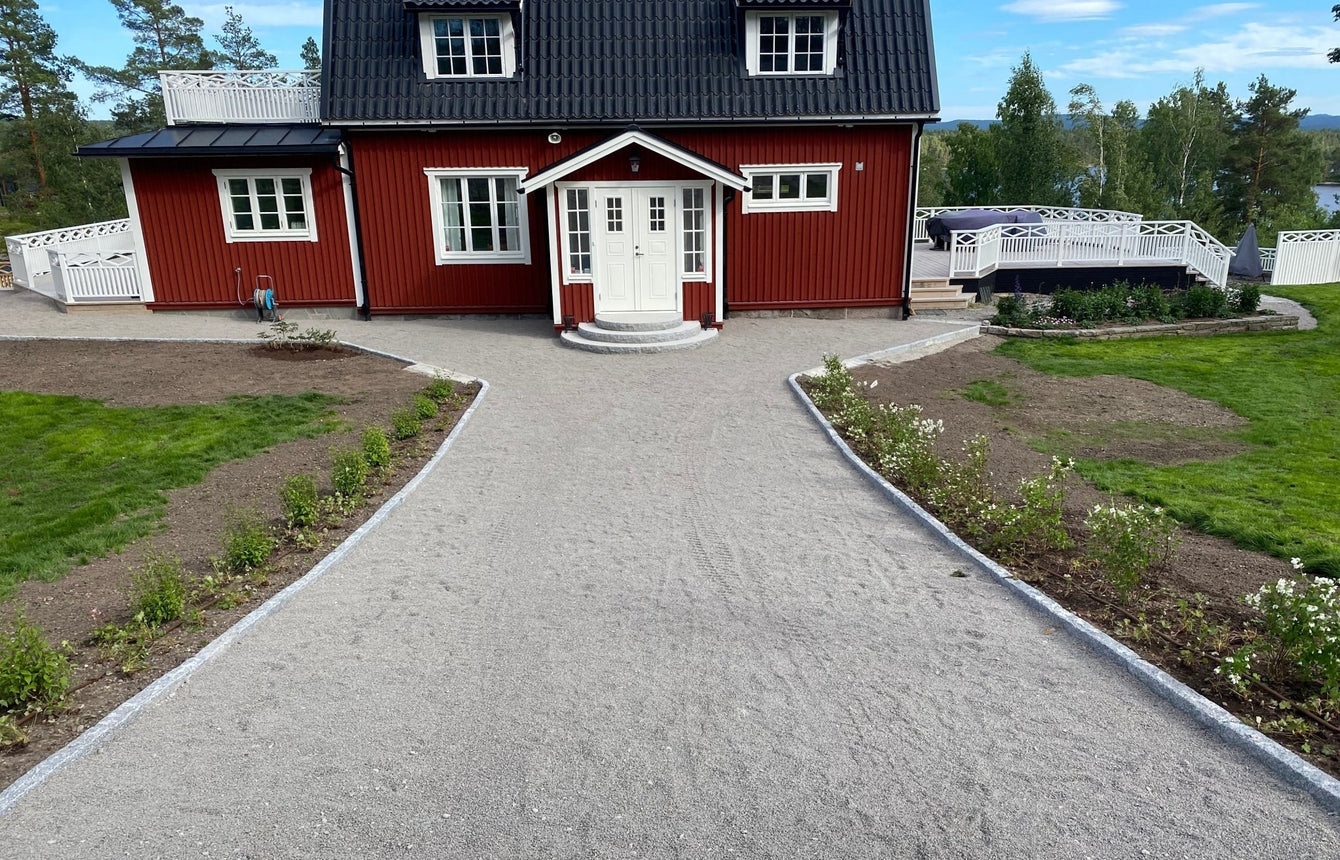 Granitkantsten Bergama RV6 Grå Rak 700 - 1100 - Stenbolaget