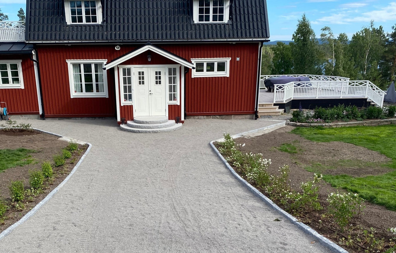 Granitkantsten Bergama RVB6 Combi Grå Rak 700 - 1100 - Stenbolaget
