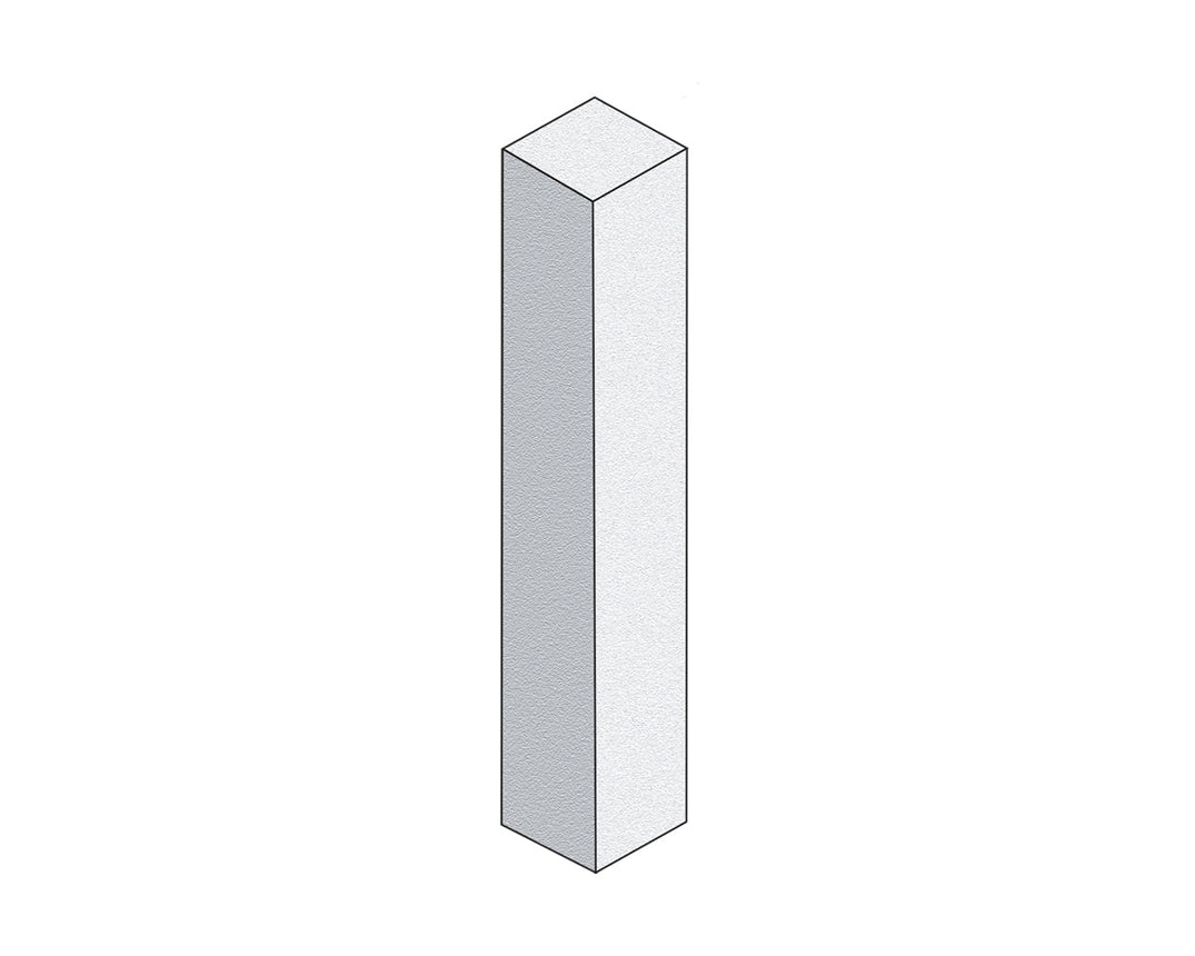 Granitstolpe Bergama Grå Modern 2300x500x500 - Stenbolaget